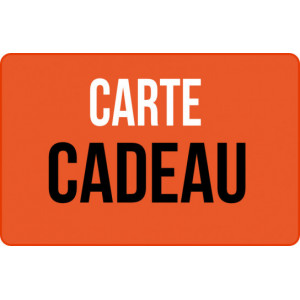 Carte cadeau : montant à définir