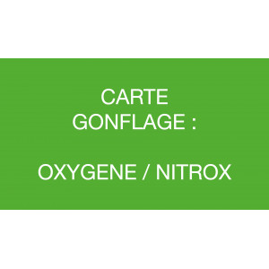 Carte gonflage montant à définir