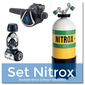 Set Nitrox Bouteille + Détendeur