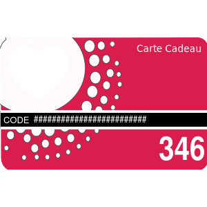 Carte cadeau : montant à définir